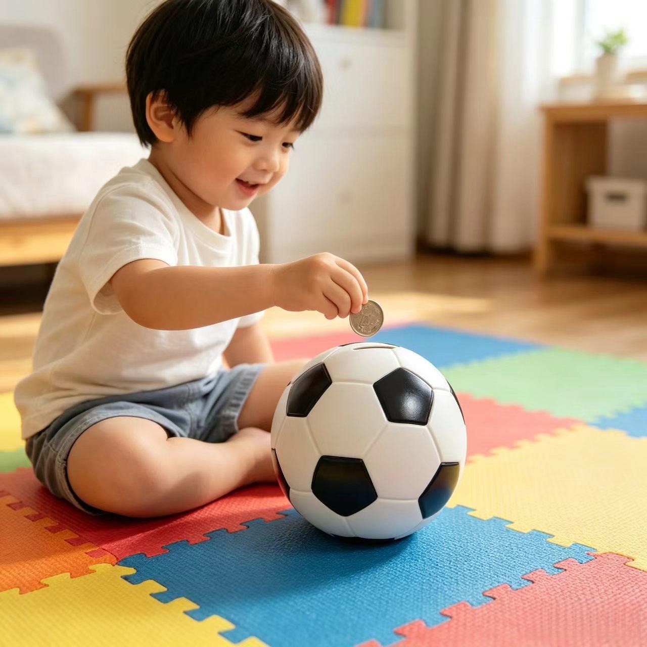 Kids Sports ball piggy bank