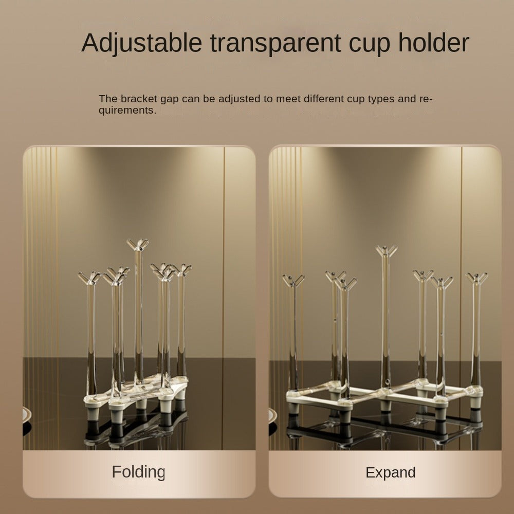 Retractable Glass & Cup Drying Stand