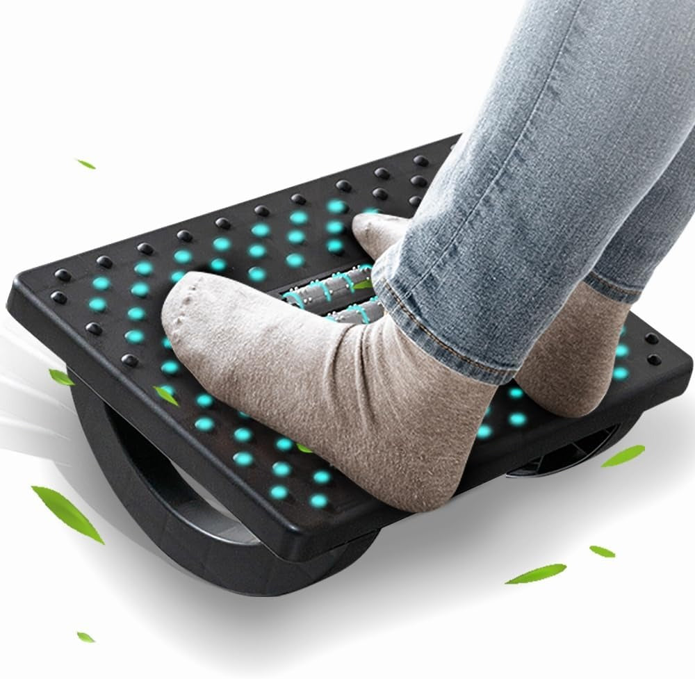 Rocking Footrest with Massage Bumps