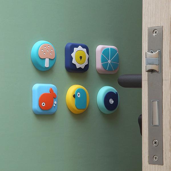 Cartoon silicon door stopper for wall safety (MULTI DESIGN)